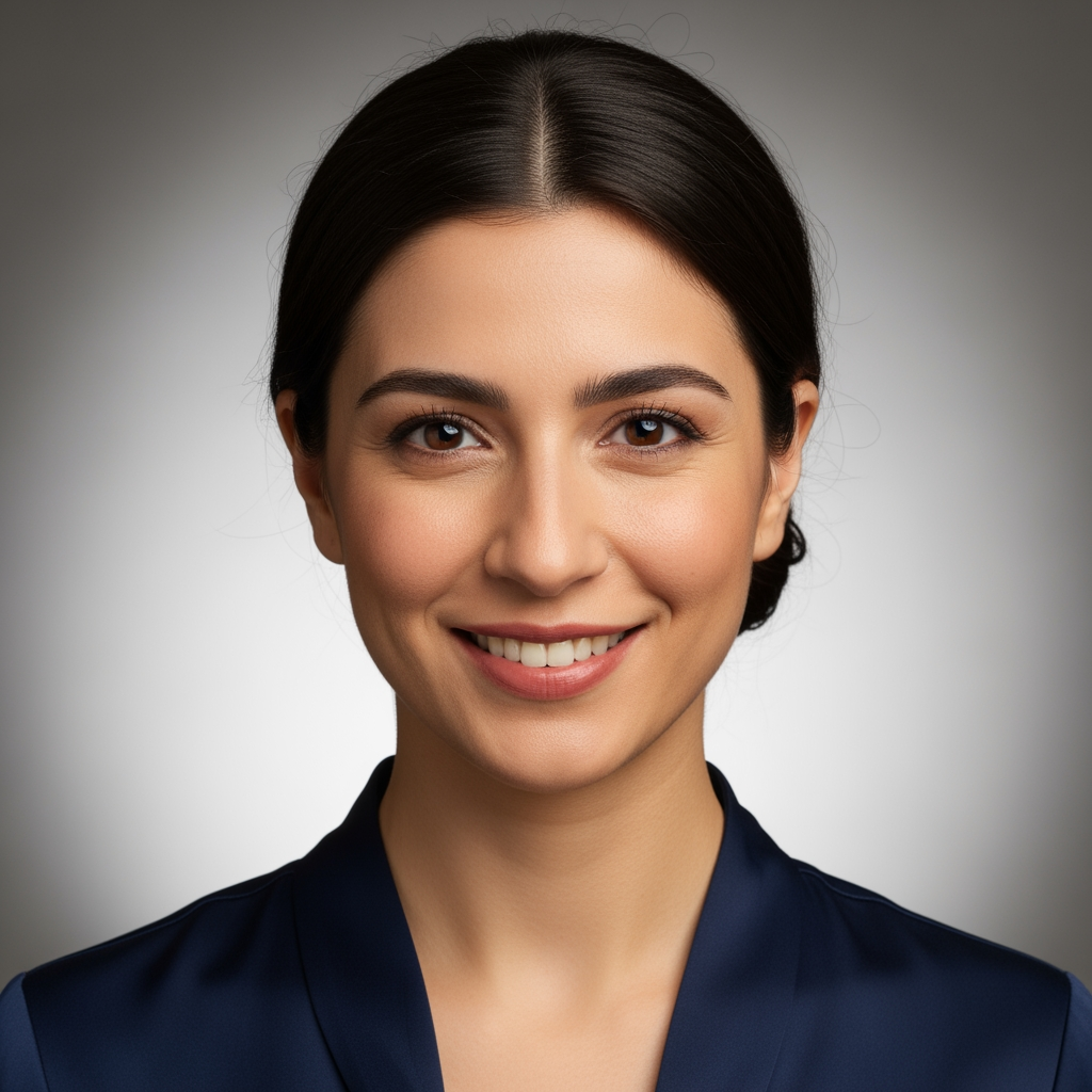 E-ticaret işletmecisi girişimci kadının portfoy fotoğrafı